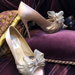 Valentino Peep Toe Pump